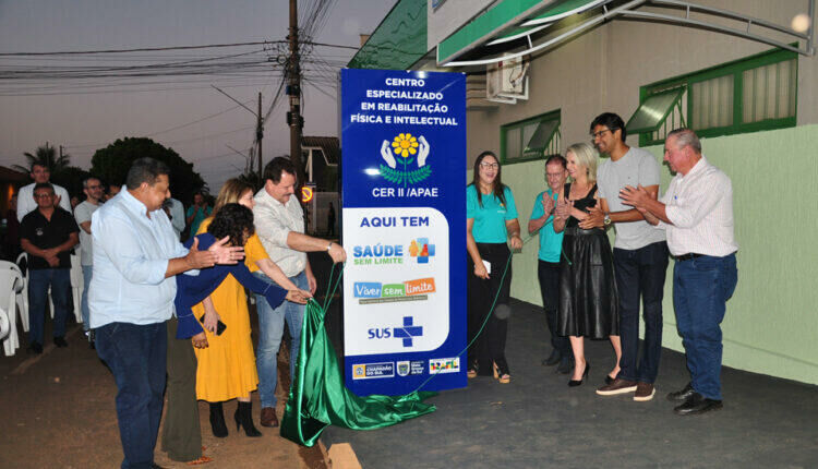 Imagem de compartilhamento para o artigo Prefeito de Chapadão do Sul João Krug marca presença na inauguração do Centro de Reabilitação da APAE da MS Todo dia